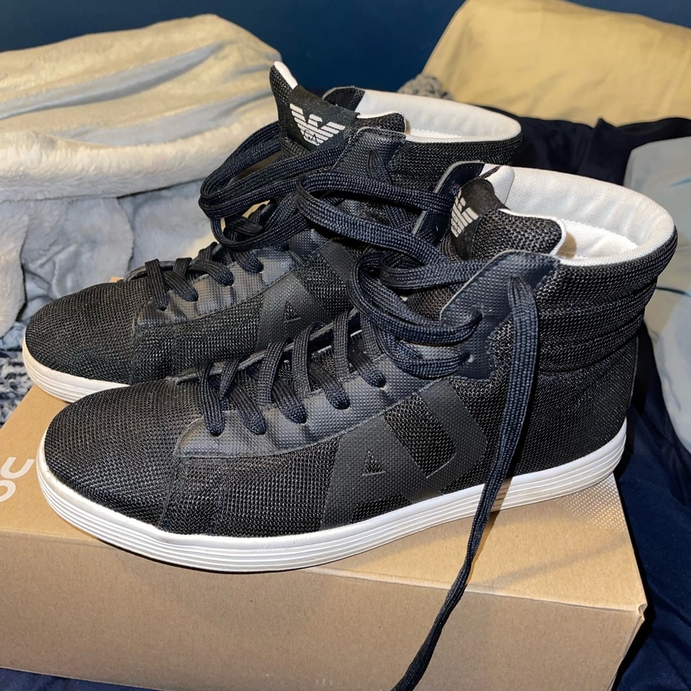Armani Jeans High Tops Mens